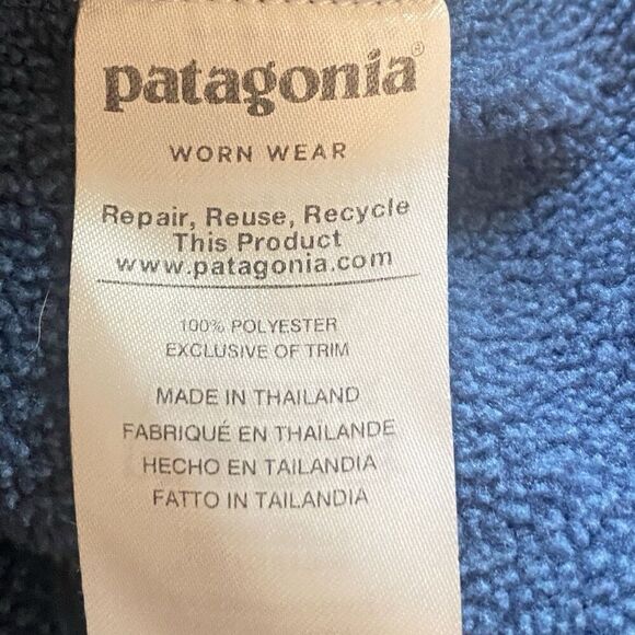 Patagonia Women’s Better Sweater ¼ Snap Pullover – Blue, Size M - Picture 4 of 13